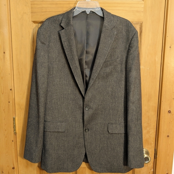 Kenneth Cole Other - Kenneth Cole Awearness Slim Wool Blend Taupe Classic Business Blazer Jacket 40L